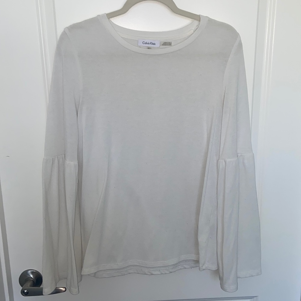 Calvin Klein Bell Sleeve Top